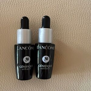 2x Lancome Genifique Ultimate Dual Recovery Serum Deluxe Sample 0.23 fl.oz